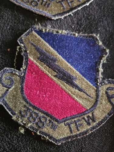 Pair USAF US Air Force 388th Tactical Fighter Wing Patches - Picture 2 of 5
