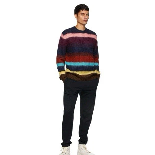 PS Paul Smith Mohair ворота свитер многоцветный размер XL - Изображение 4 из 4