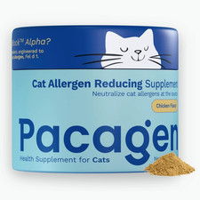 Pacagen Cat Allergen Neutralizing Health Supplement Chicken Flavor 60g Jar