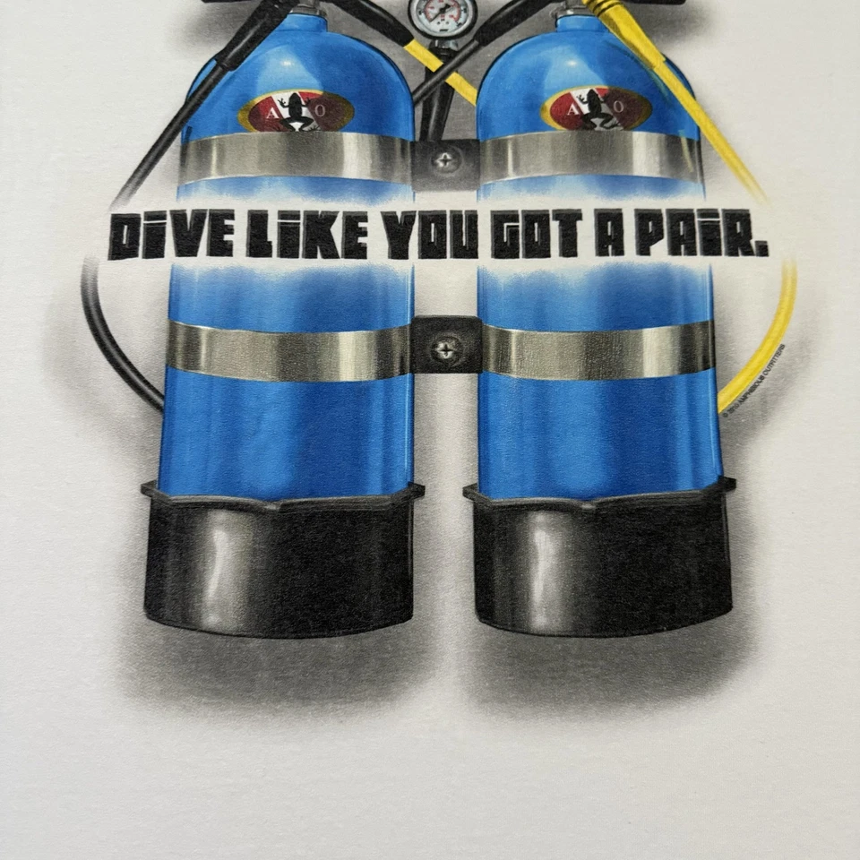 Camisa de Colección Anfibio Outfitters Talla XL Tanques de Buceo Camisa Surf Playa Foto 4 de 4