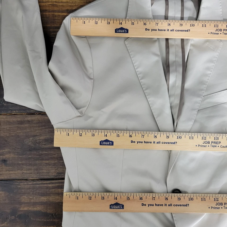 Abrigo Blazer Deportivo Banana Republic Para Hombre Temp Core Rendimiento A Medida Delgado 40R Foto 2 de 4