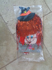 Vtg 1988 Applause Tinsel Halloween Wig Scarecrow Witch Shiny Orange Costume — photo 4