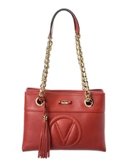 Valentino By Mario Valentino Kali Signature Leather Shoulder Bag Women's Red