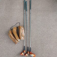 Persimmon Wood Hand Made Golf Clubs Tour Limited Edition 1, 3 5 Clubs