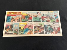 #10a ROY ROGERS by Mike Arens Lot of 3 Sunday Third Page Comic Strips 1951
