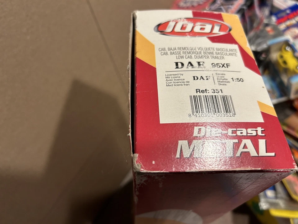 Joal 351 DAF 95XF Semi-Tractor W/ Silver Tisvol Dump Tractor 1:50 - Image 3 of 4