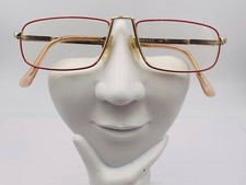 Vintage Marchon Halftime Pink Gold Metal Rectangle Sunglasses FRAMES ONLY