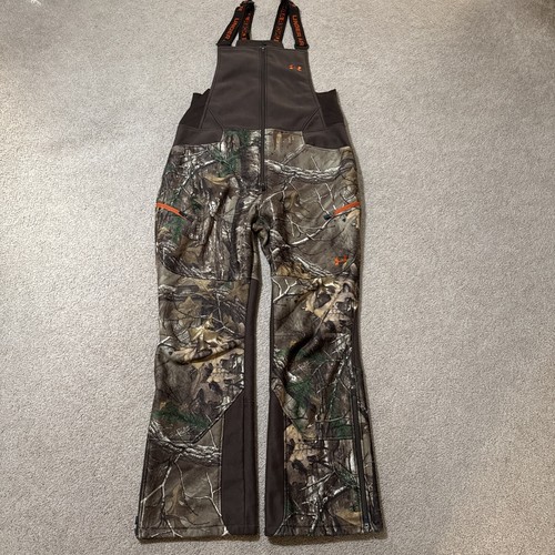 Under Armour Ayton Coldgear Storm Camo Bibs Realtree Xtra XL
