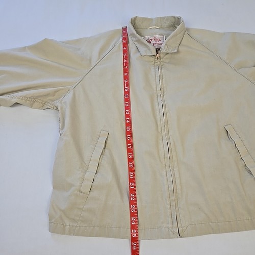 VTG 50s King And Prince Windbreaker Harrington Bomber Jacket Men's L 46 Khaki - Picture 19 of 20