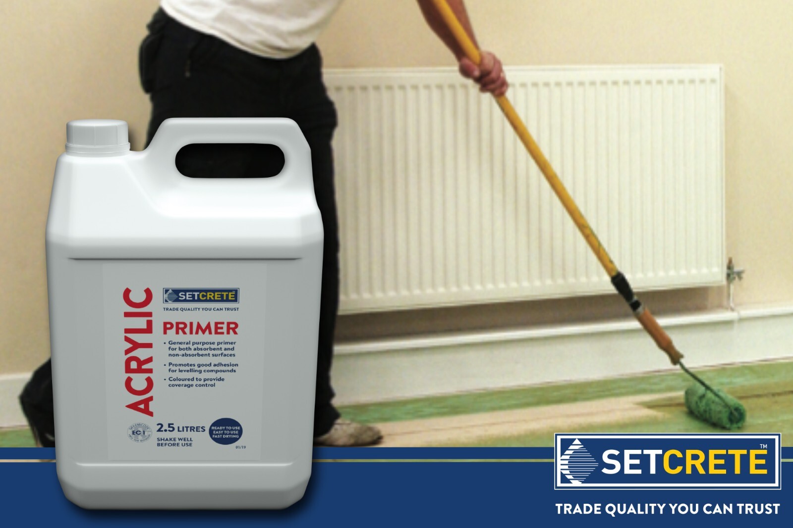 Setcrete 2K Pro 5 Litre Liquid Self LEVELING COMPOUND For Floor