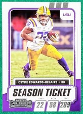Clyde Edwards-Helaire - 2021 Panini Contenders Draft Picks #54 - Football Card