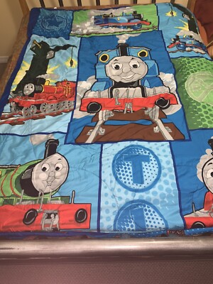 Thomas The Train Reversible Bedding Fitted Flat Sheets Comforter Pillow Case - Thomas The Train Bedding Set Twin Thomas The Train Reversible Bedding Fitted Flat Sheets Comforter Pillow Case - Thomas The Train Bedding Set Twin