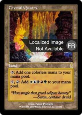 MRM FR/VF Crystal Carry - Crystal Quarry MTG MAGIC ODY
