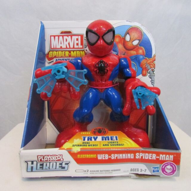 Marvel Spider-man Adventures Playskool Heroes Electronic Web-spinning for sale online | eBay