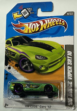 Hot Wheels 2012 HW Code Cars Series #233 '06 Dodge Viper SRT10 Green
