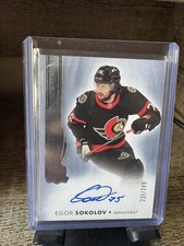 2021-22 Upper Deck The Cup Hockey Rookie Auto Egor Sokolov 231/249