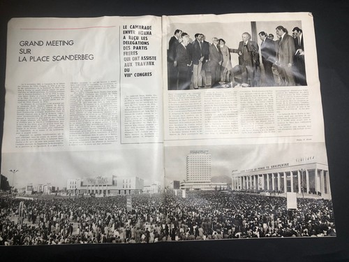 OLD ALBANIAN MAGAZINE-L'ALBANIA NOUVELLE MAGAZINE-NR.6-1981-COMMUNISM TIME-RARE - Picture 4 of 15