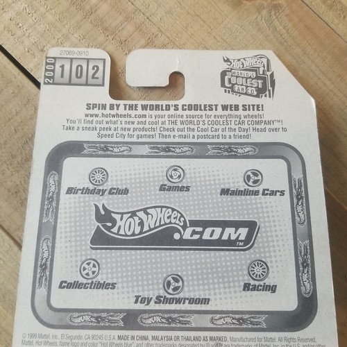 Vintage Hot Wheels 2000 Collector #102 '90 T-Bird 1999 Die Cast Car Mattel - Picture 6 of 11