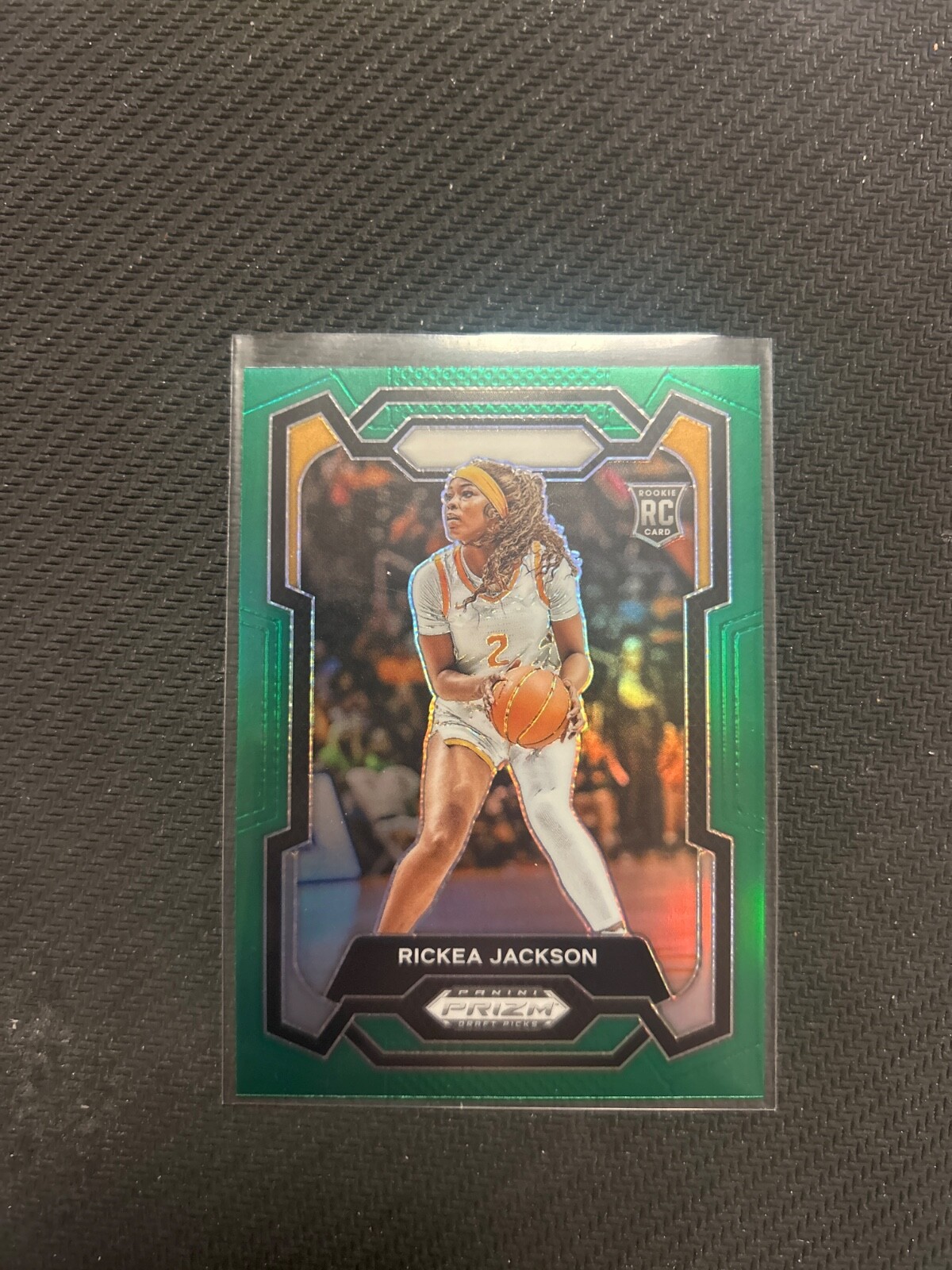 2024 Panini Prizm Draft Picks - Rickea Jackson #44 Green Prizm (RC)