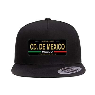 Cuidad De Mexico Placa #2 Snapback Hat, Trucker Cap, Custom Hat UNISEX