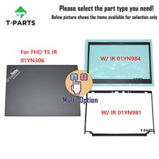 New 01YT306 for Lenovo ThinkPad T480S LCD Back Cover FHD Lot /Bezel Sheet/Frame