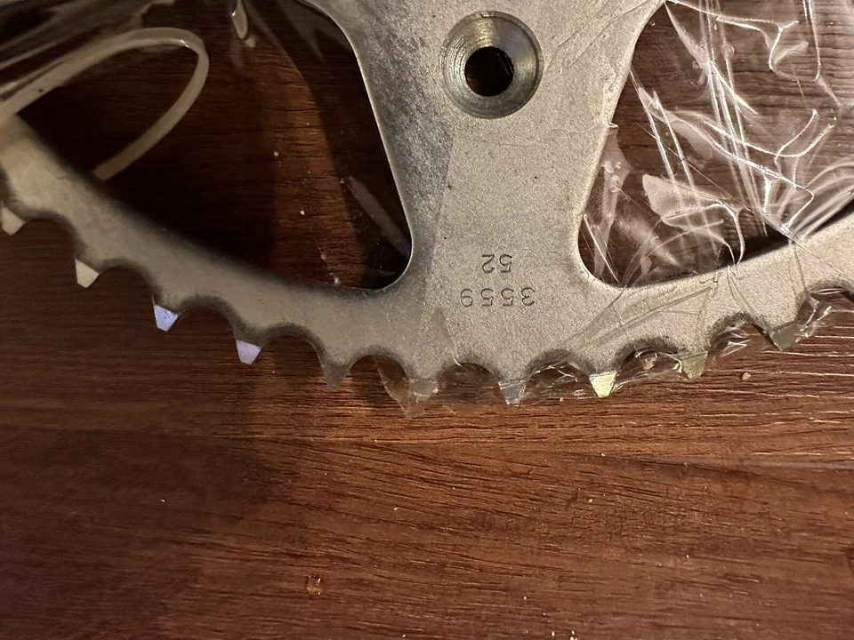 Roda dentada SUNSTAR 52T HONDA CR XR CRF 125R CR250R 230 CR500 CRF150 450R 650R NOVA COM ETIQUETAS - Imagem 4 de 4