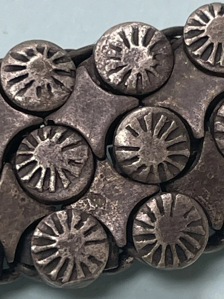 Antiguo collar colgante de plata otomana con dije pesado vintage 102 gramos R75 Foto 2 de 4