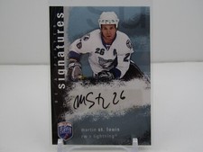 MARTIN ST. LOUIS 2007-08 UD BE A PLAYER SIGNATURES AUTOGRAPH AUTO- LIGHTNING!!