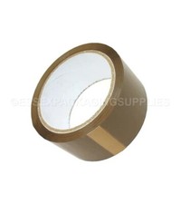 LONG LENGTH PACKING TAPE STRONG - BROWN / CLEAR / FRAGILE 48mm x 66M PARCEL TAPE