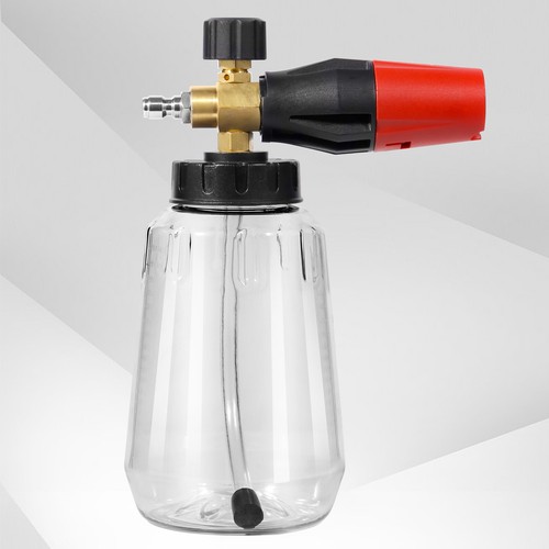1/4" Adjustable Foam Cannon, Transparent Snow Foam Lance for Car Pressure Washer - Picture 11 of 11