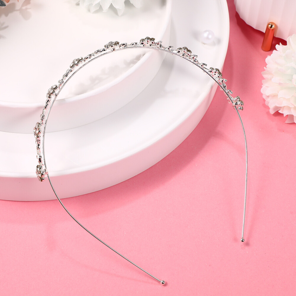 Flower Hair Band Tiara Headband for Women Wedding Headbands Miss Bride