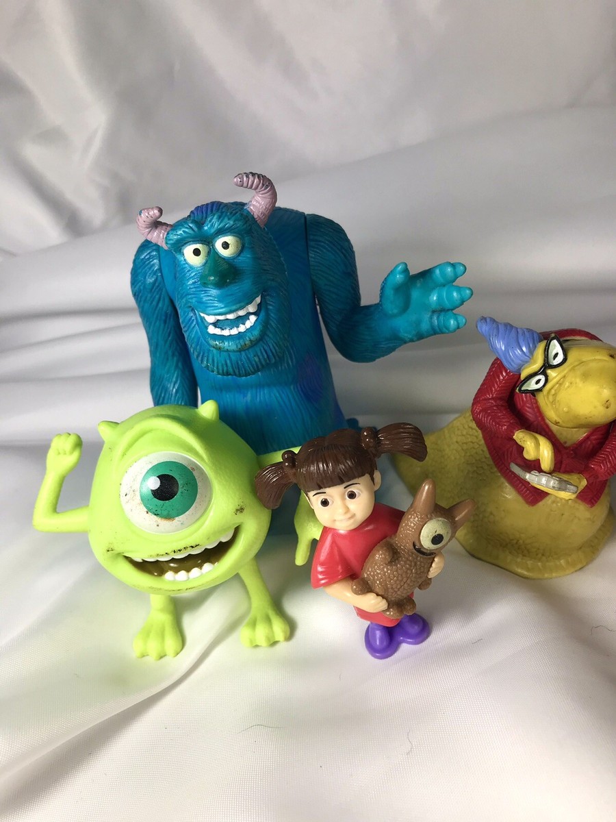 Lot of 7 - 2001 McDonalds Disney MONSTERS INC. Happy Meal Kids