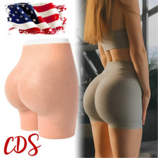 Silicone Butt Lift Fake Vagina Buttock Hip Enhancer Silicone Short Pants Cosplay