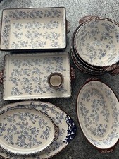 12-Piece Floral Lace Ceramic Ovenware Set