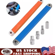 3/8" Offset Extension Wrench 15" Impact Ready Socket Tool Set with Adapters New