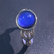 Womens（Wholesale）Fashion Gemstone Mood Ring Temperature Change Colors Jewelry
