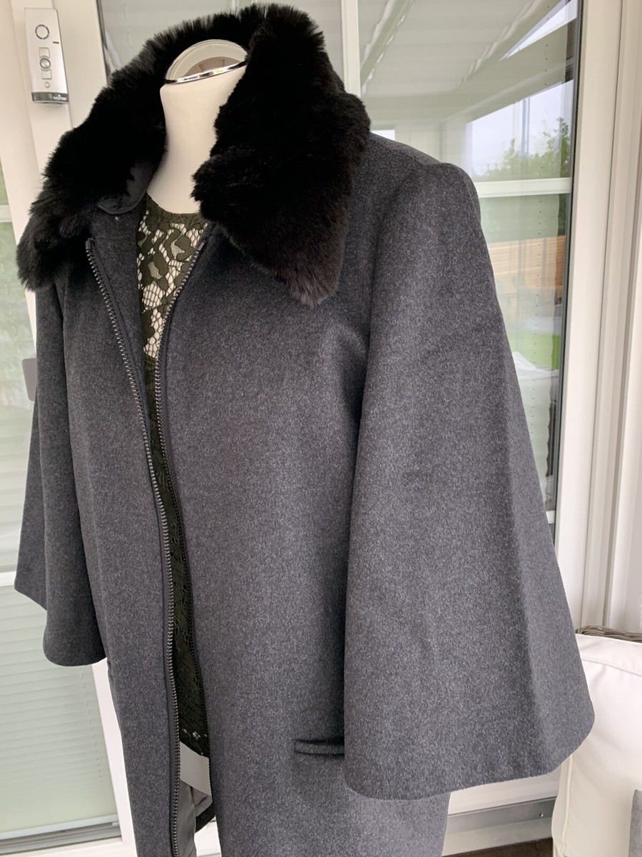 Damen Jacke Madeleine Mantel Schwarz Daunenjacke Im Oversize-Stil