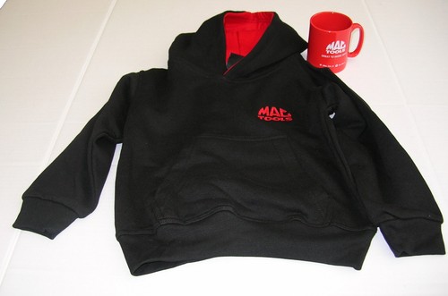 Mac Tools Branded Dickies Child's Hoodie Black Red Trim Age 7 to 8 Years - Picture 14 of 14