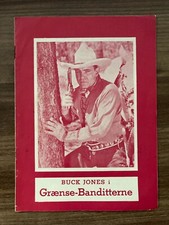 Border Brigands Buck Jones Lona Andre Fred Kohler 1935 Danish Movie Program