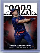2024 Topps #23GH-7 Chas McCormick 2023 Greatest Hits Black #/299