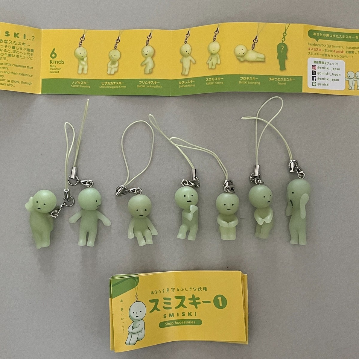 SMISKI Strap Accessories Complete Set of 7 includig Secret