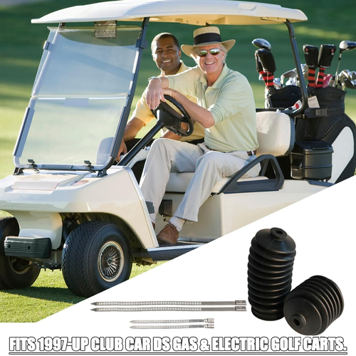 Steering Bellows with Stainless Steel Cable Tie Fits Club Car DS Gas and Electri - Picture 6 of 12
