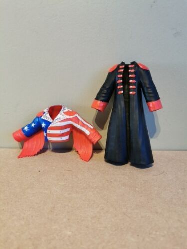 WWE WRESTLING ACTION FIGURE ACCESSORY ATTIRE CLOTHING STING JACKET AND COAT.