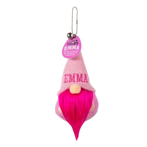 Personalised Name Lucky Gonk Bag Charm Keyrings Handbag Accessory Mum Dad Gift - Picture 81 of 142