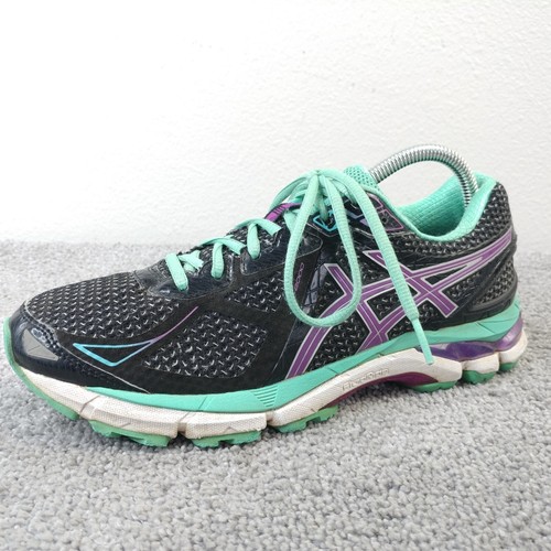 Asics GT 2000 3 Womens Size 9 Running Shoes T550N Black Purple Sneakers Low - Picture 4 of 10