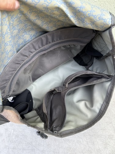 Timbuk2 Stork Diaper Messenger Bag Woven Tan & Gray (No Changing Pad) USED - Picture 13 of 13