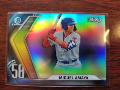Miguel Amaya Bowman chrome RC Auto /100