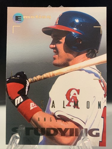 1995 Skybox Emotion Tim Salmon #21 card