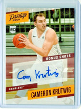 2021-22 Panini Chronicles Draft Picks Cameron Krutwig Rookie Auto # PBCKR