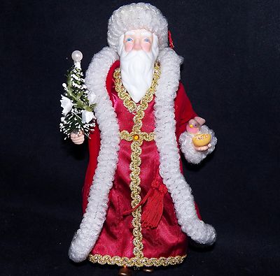 Kurt Adler Nikolaus World Weihnachtsmann St Nicholas Puppe Deko